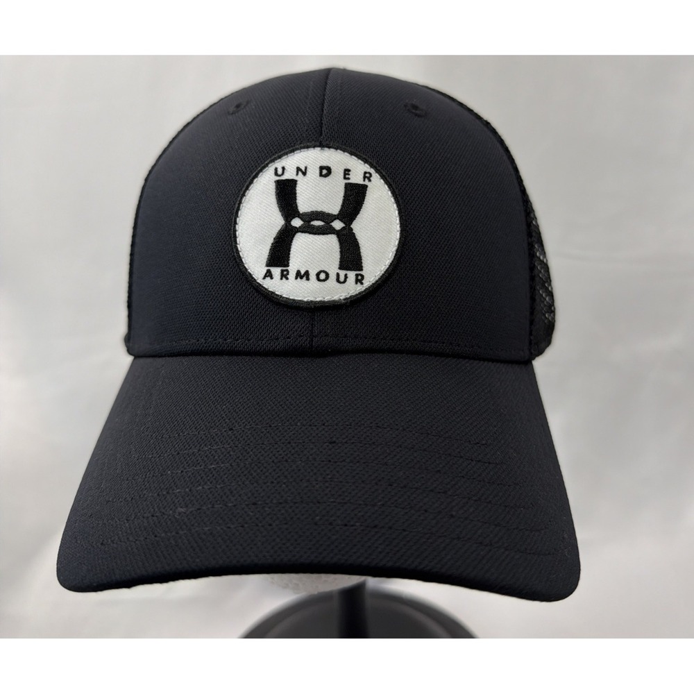 Under Armour Men's UA Blitzing Trucker Hat 1383441-001 Black OSFM